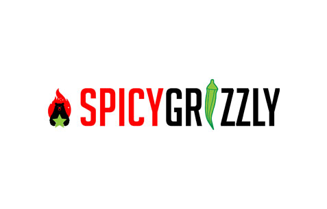 spicy grizzly logo and branding