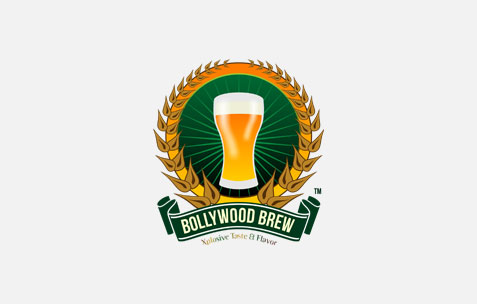 Bollywood Brew logo and branding