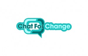 Chat For Change logo and branding