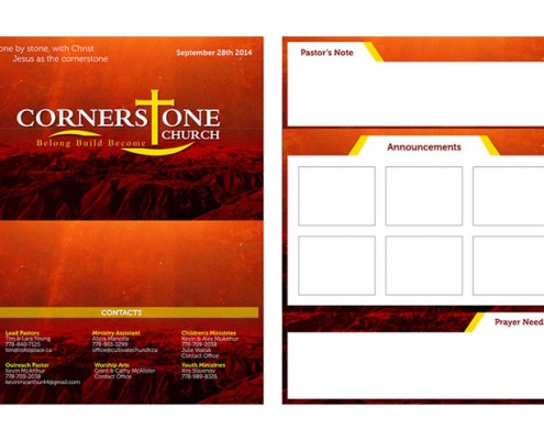 Cornerstone Card design