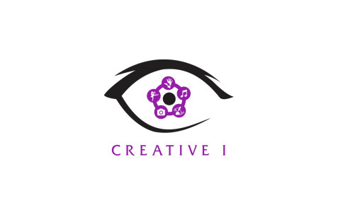 Creative I logo and branding