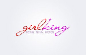 Girlking logo and branding