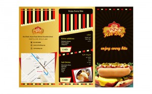 Hot Dog cover page design