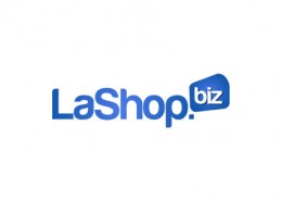 LaShop.biz logo and branding