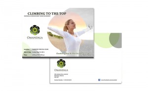 Omandala Brochure cover design