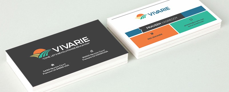 Vivarie Business card design